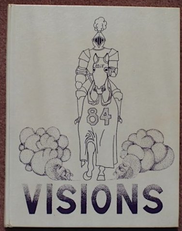 VISIONS 1984 Ellington CT Connecticut High School 1984 Yearbook~Very CLEAN
