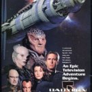BABYLON 5 Original Trimmed Paper TV Series Advertisement 1993 Bruce Boxleitner