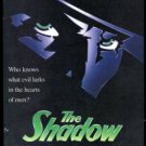 THE SHADOW Original Trimmed Paper Movie Advertisement 1994 Alec Baldwin