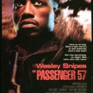 PASSENGER 57 Original Trimmed Paper Advertisement 1992 Wesley Snipes