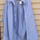Men's Claybrooke XL Extra-Large Blue Long Sleeve Shirt 36/37 Men's Claybrooke XL Extra-Large Blue Long Sleeve Shirt 36/37