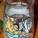 DISNEY LION KING II *RARE* Jelly Jar Illustrated Glass #1~rare
