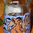 DISNEY LION KING II *RARE* Jelly Jar Illustrated Glass #2~NEW Mug