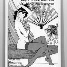 Pinup Girl BETTY PAGE #1 Art Portfolio *SIGNED* HOT Item by Steve Woron