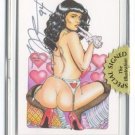 Steve Woron's Betty Page Queen of Hearts SEXY Trading Card SIGNED~in Card Holder Steve Woron's Betty Page Queen of Hearts SEXY Trading Card SIGNED~in Card Holder