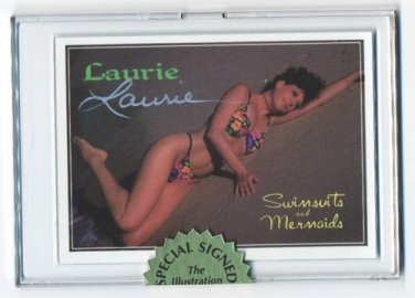 Super RARE! Swimsuit & Mermaids Mail-in SIGNED Card 1 of 3 Cards