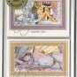 Signed Real Autographed Steve Woron TWO GUINEVERE Cards Encased Foil Screwdown!