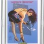 Steve Woron's MAGNUM GIRL Undistributed RARE Card Signed in Screwdown Holder
