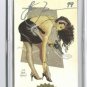 Steve Woron's MAGNUM GIRL Chase Insert Card Signed in Screwdown Card Holder