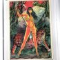 TWO SIGNED Don Paresi & Steve Woron 4 Part-BETTY PAGE Puzzle Trading Cards
