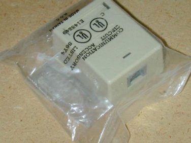 Lot of 6 Ethernet RJ45 Modular wall Boxes for all Wired Networks x6