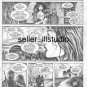 Don Paresi's Zombie Horror comic SEPULCHER #4 Walking Dead ORIGINAL ART Pg.20~!