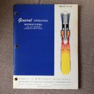 Pratt & Whitney DUAL AXIAL COMPRESSOR AFTERBURNING TURBOJET ENGINES Book 1957