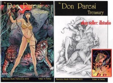 *SCARCE* The Don Paresi Treasury #1 Both Covers+Signed Card (Good Girl/Bad Girl)