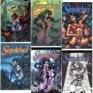 Don Paresi's Zombie Gore Horror Comic SEPULCHER all 6 Issues w ALTERNATE covers!