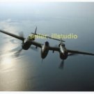 P-38 Lightning in Flight 12 O'clock High RARE 4x6 PHOTO in MINT CONDITION #5