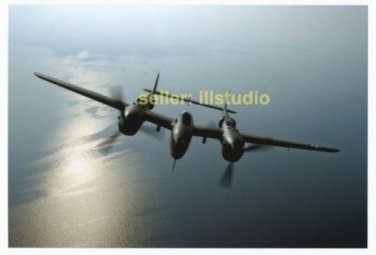P-38 Lightning in Flight 12 O'clock High RARE 4x6 PHOTO in MINT CONDITION #5