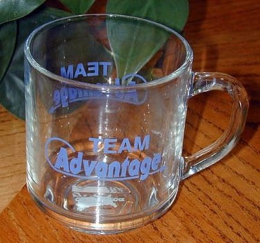 "TEAM ADVANTAGE" Clear Glass MUG