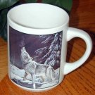 HOWLING WOLF by Cyndi Nelson 1988 Design MUG