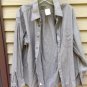 Men's CALVIN KLEIN Medium Dark Grey/Black/Color striped 16 (34/35) Shirt