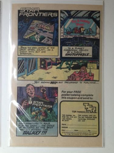 STAR FRONTIERS TSR Hobbies Original Trimmed Paper Advertisement 1983