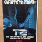 T2 TERMINATOR 2 Genesis SNES Game Gear Original Trimmed Paper Advertisement 1991