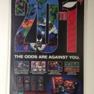 Aklaim SNES SEGA SPIDER-MAN 20 to 1 Original Trimmed Paper Advertisement 1994