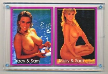 SAMANTHA FOX "Traci and Sam" British Promo Trading Cards 1992