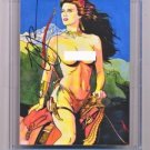 Sexy WARRIOR on HORSEBACK ~*SIGNED* Trading Card-Enclosed Lucite by Steve Woron! Sexy WARRIOR on HORSEBACK ~*SIGNED* Trading Card-Enclosed Lucite by Steve Woron!