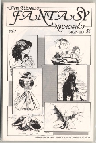 Steve Woron's SIGNED sexy Fantasy NoteCard set #1 of 3!