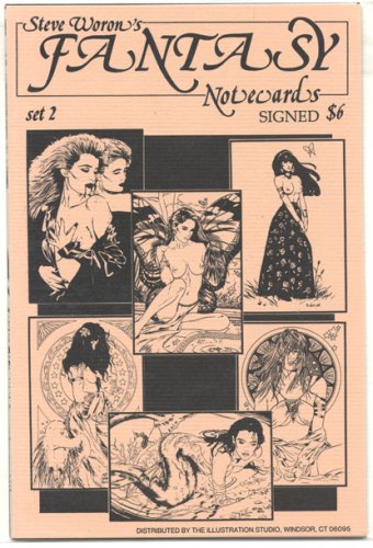 Steve Woron's SIGNED sexy Fantasy NoteCard set #2 of 3!