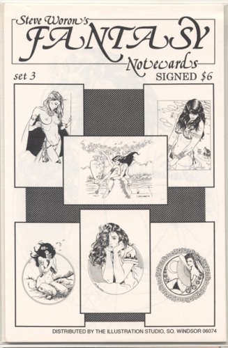 Steve Woron's SIGNED sexy Fantasy NoteCard set #3 of 3!