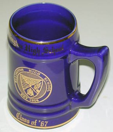 CLASS of 67 Ellington CT. High School Decorative Stein