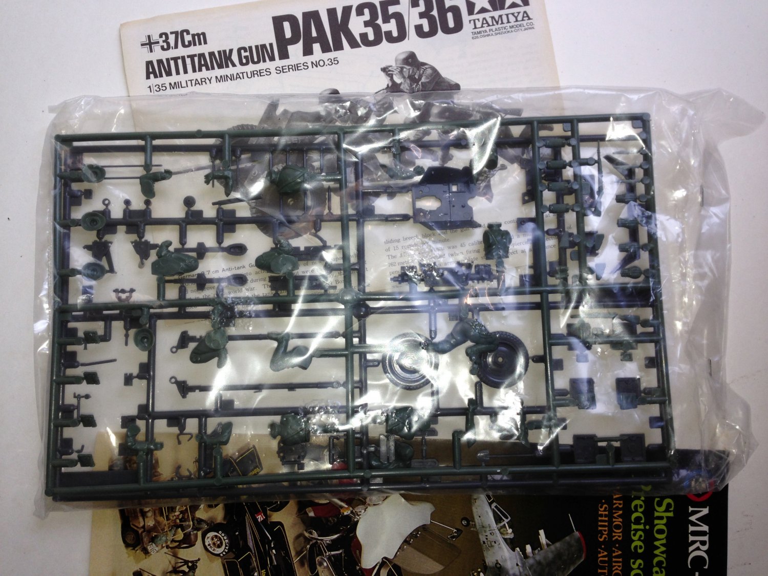 Tamiya 35035 135 37cm Anti Tank Gun Pak 3536 Ww2 4576