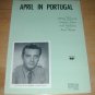 April in Portugal by Vic Damone sheet music-1947