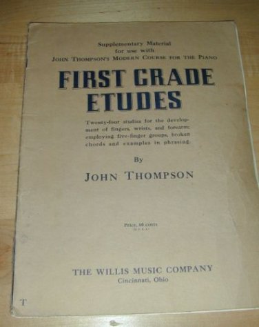 John Thompson's Modern Course for Piano~3rd Grade Lesson 1938
