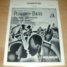 Porgy & Bess SUMMERTIME Gershwin piano sheet music