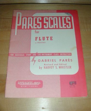 PARES SCALES for FLUTE / PICCOLO~Individual or Class