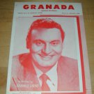 Granada (Frankie Laine); piano sheet music 1932