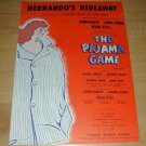 The Pajama Game easy-to-play songbook 1953