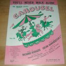 You'll Never Walk Alone-CAROUSEL Sheet Music~Rodgers & Hammerstein