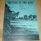 Fountain in the Rain -piano solo by William Gillock sheet music 1940