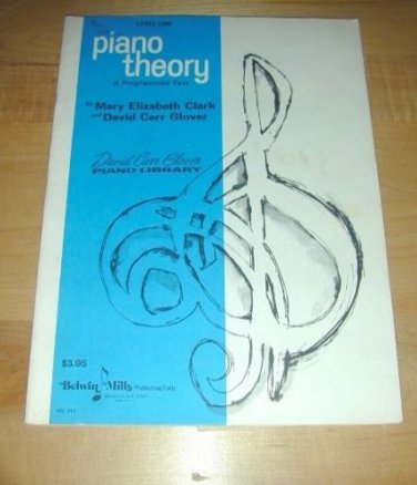 Level 1 Piano Theory; A Programmed Text -Piano Library