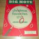 BIG NOTE Christmas Favorites Simplified for Piano 1948