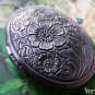 4 pcs Picture Locket Antique Silver Flower Photo Pendants A3551