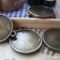 Pendant Tray Base Settings Double Sided Match 18mm Cabochon A3655