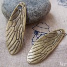 Antique Bronze Cicada Dragonfly Wing Pendants Charms Set of 4 A3050