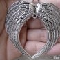 2 pcs Large Angel Wings Charm Connectors Antique Silver Pendants A7852