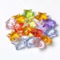 Faceted Acrylic Star Beads Mixed Color 15mm Set of 30 A8343