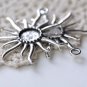 Sun Eye Pendant Tray Base Settings Match 12mm Cabochon A8093